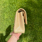 Chanel Beige Iridescent Medium Caviar Classic Flap