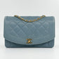 Chanel Baby Blue 24K Medium Caviar Diana Flap Bag