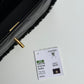 Chanel 24K Black Shearling Medium Flap Bag