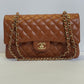 Chanel 21P Caramel Medium Lambskin Flap Bag