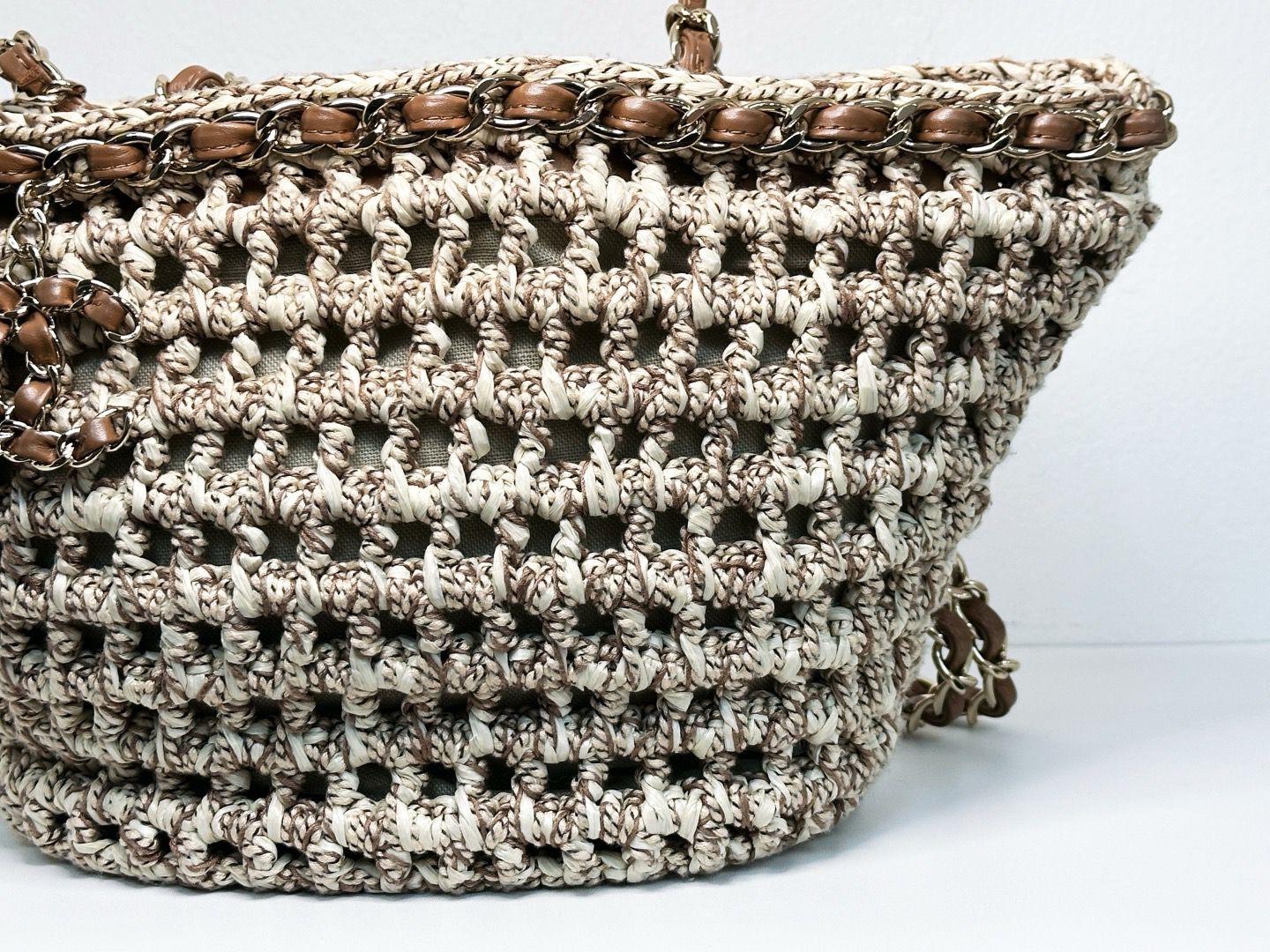 Chanel Small Crochet Shopping Tote