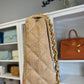 Chanel 24K Vintage Raffia Large Flap