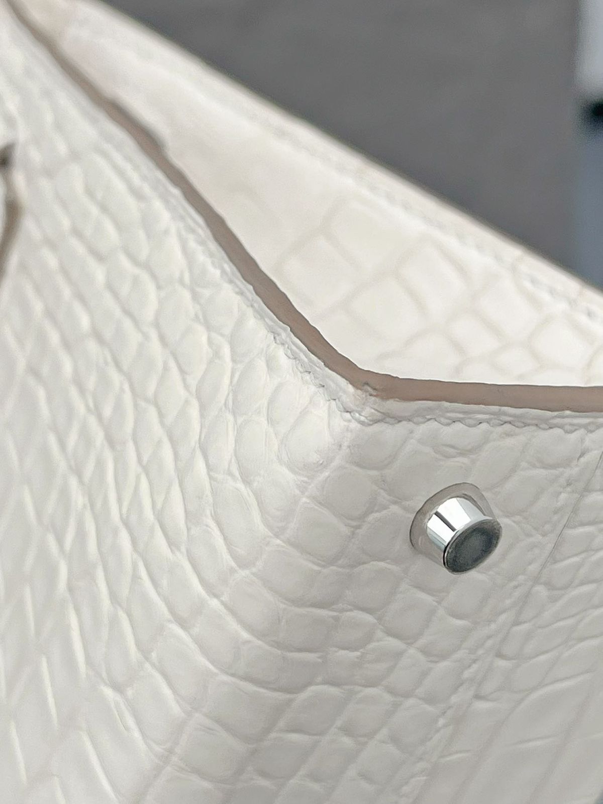 Hermes Mini Sellier Nata Boreal Satin Matte Alligator Kelly 20