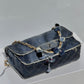 Chanel Denim Paris Dubai Jumbo Pom-Pom Flap