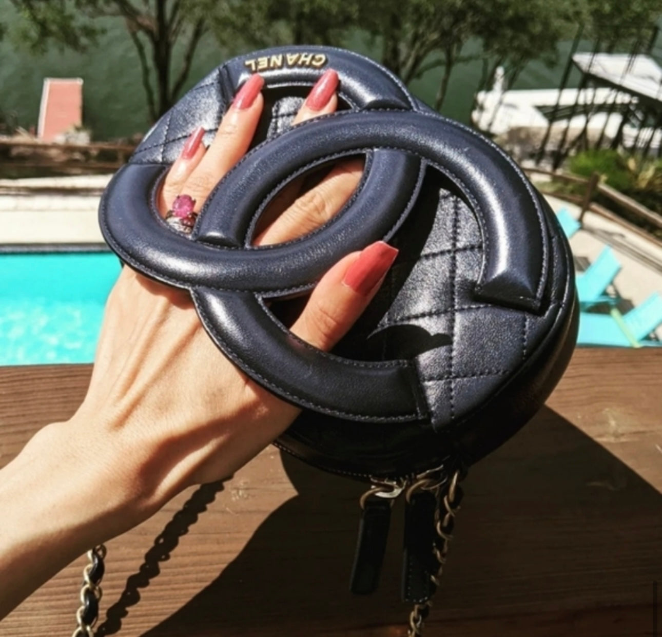 Chanel Black Coco Midnight Camera Bag