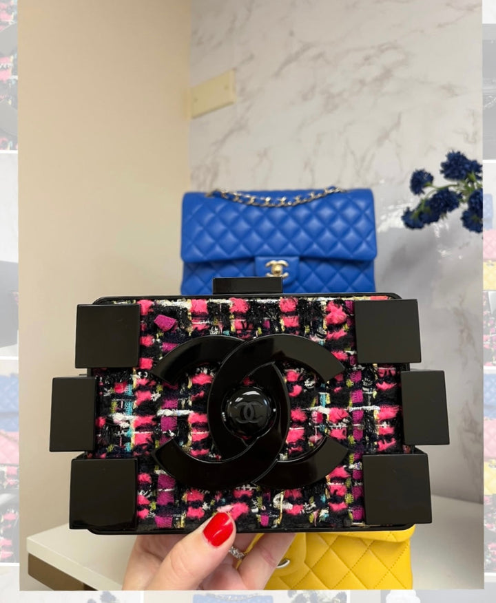Chanel Lego Tweed Minaudière