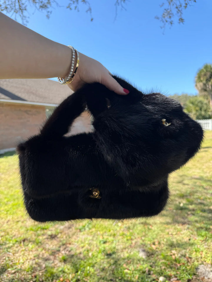 Chanel Vintage RARE Mink Kelly Parent & Child Set