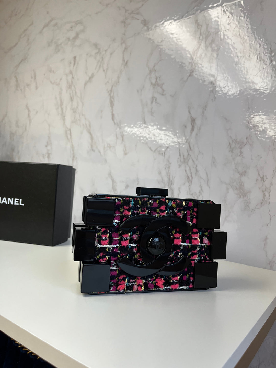 Chanel Lego Tweed Minaudière