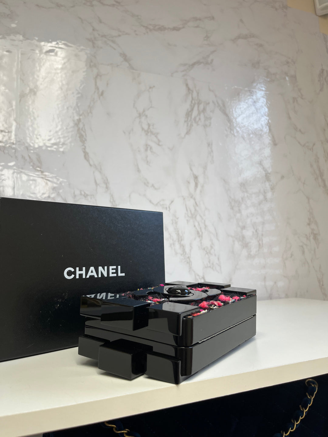 Chanel Lego Tweed Minaudière