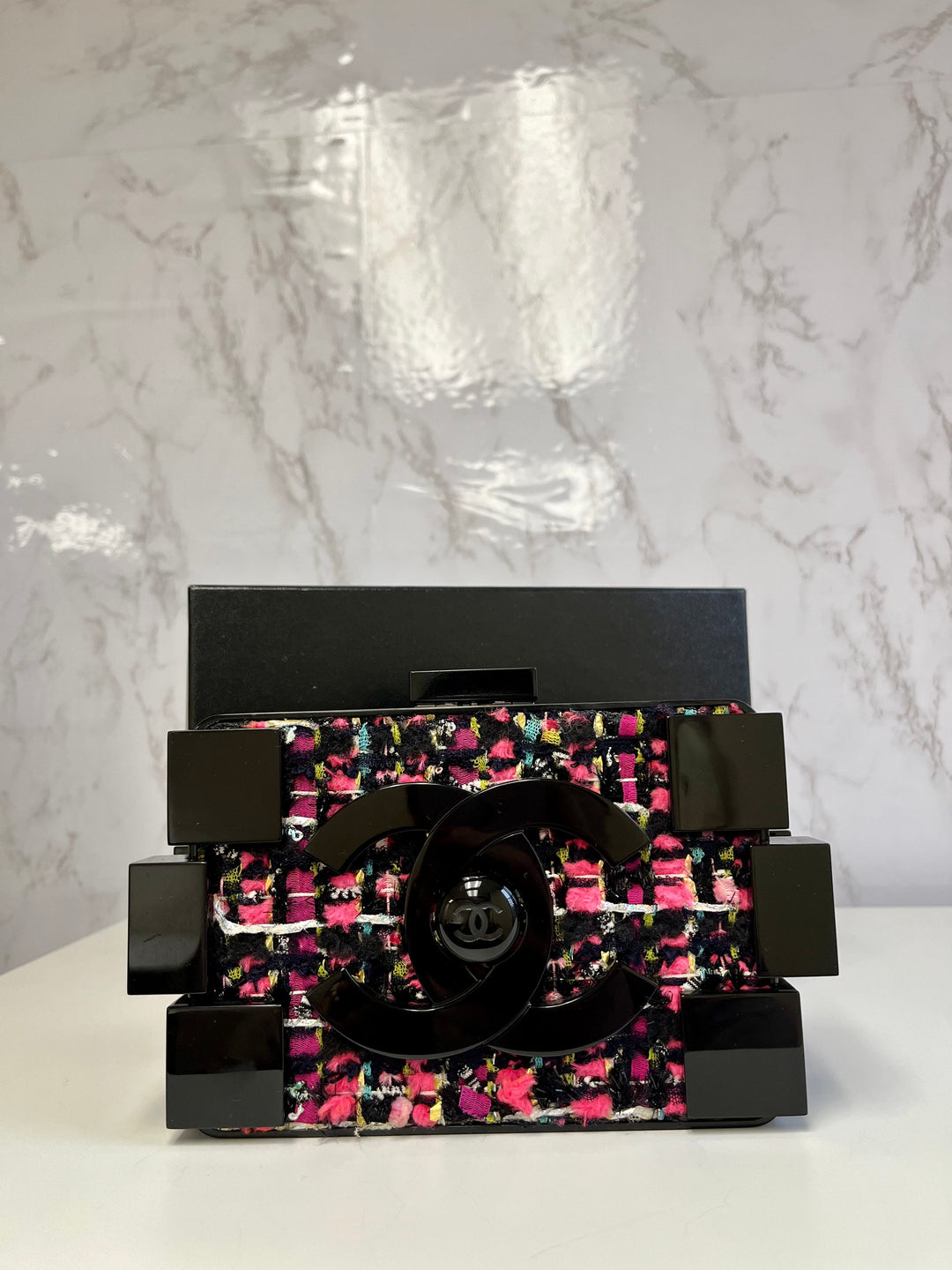 Chanel Lego Tweed Minaudière