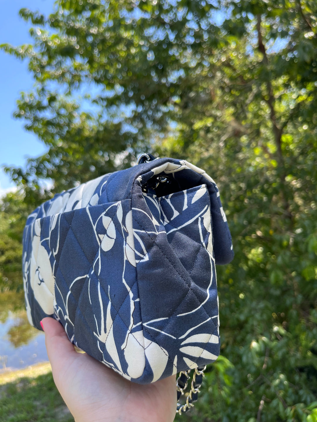 Chanel Floral Medium Single Flap Bag