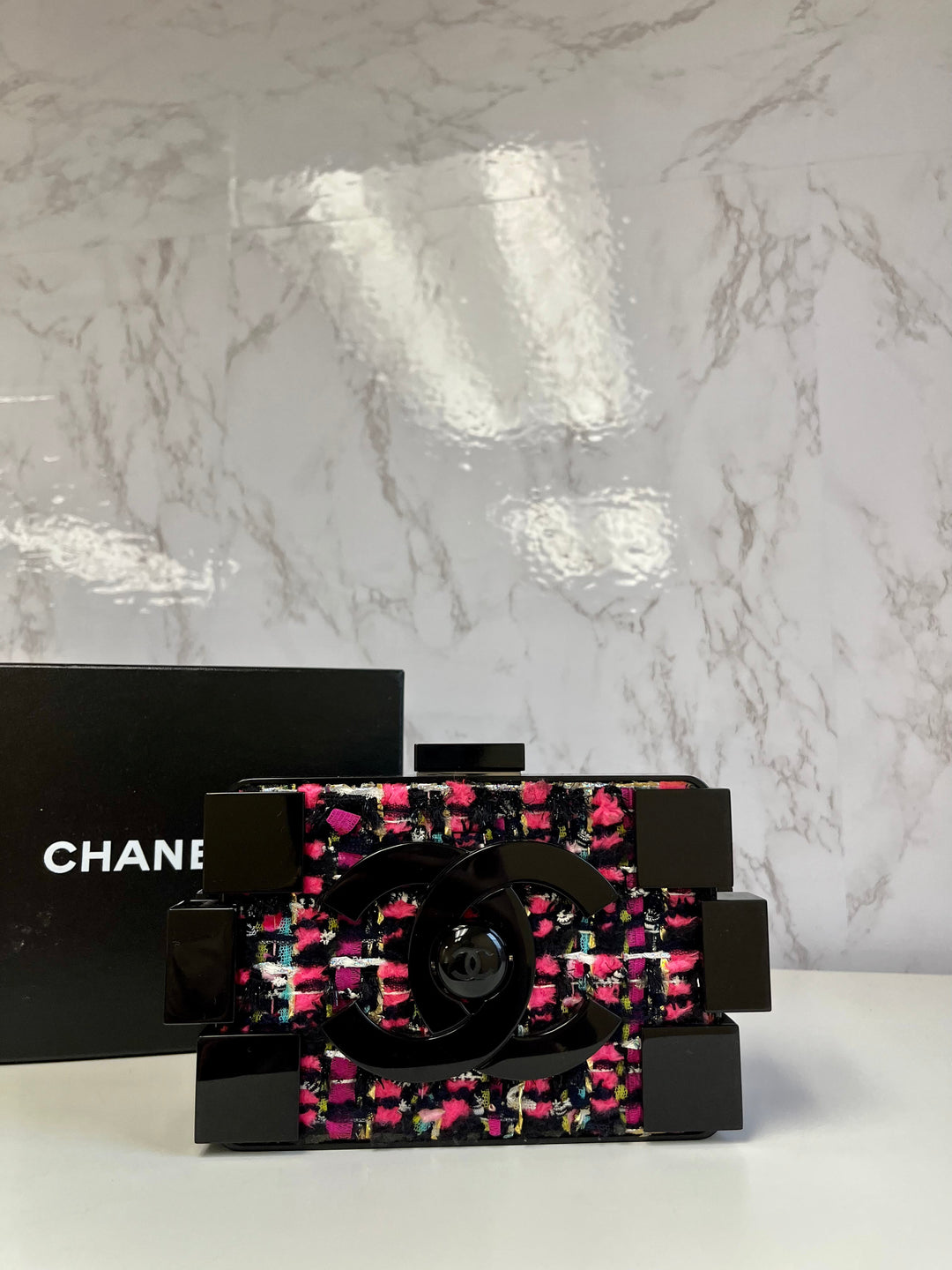 Chanel Lego Tweed Minaudière