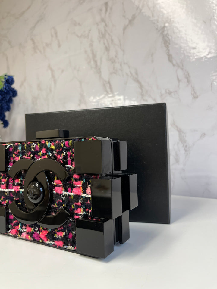 Chanel Lego Tweed Minaudière