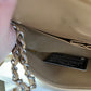 Chanel Vintage Dark Beige Medium Lambskin Double Flap Bag