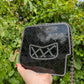 Limited edition Chanel Runway Black Resin Crystal Pearl Evening Clutch Shoulder Box