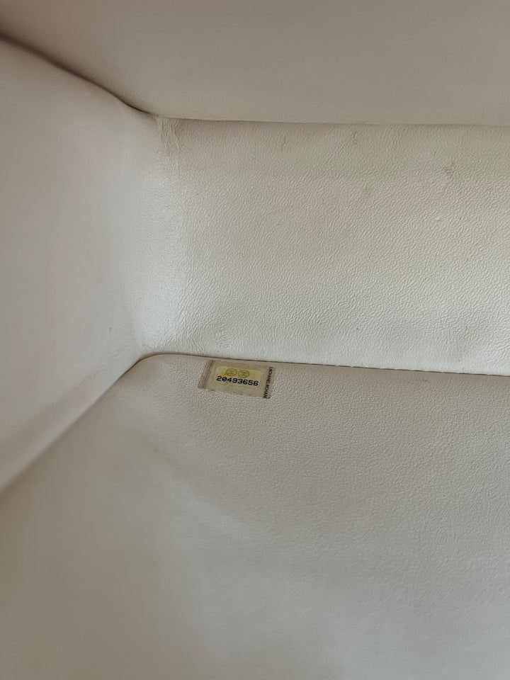 Chanel Cream Iridescent Caviar Jumbo DF
