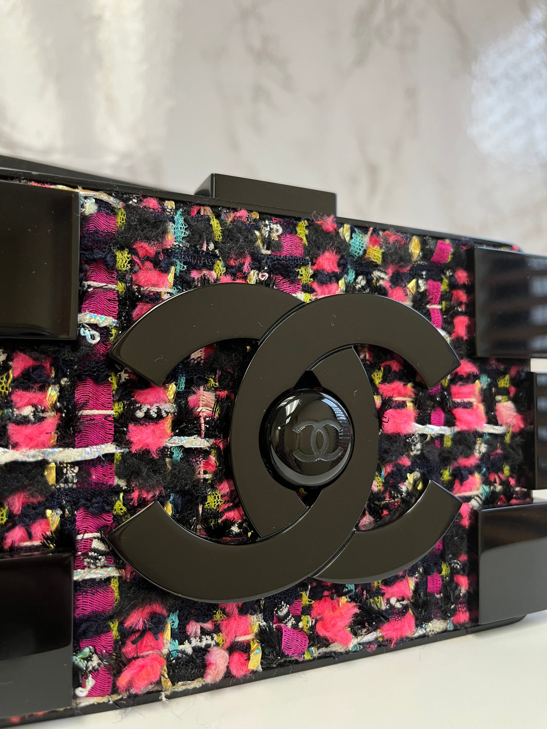 Chanel Lego Tweed Minaudière