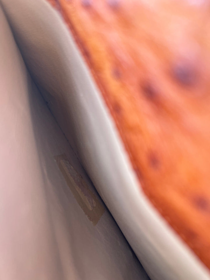 Chanel Rare Vintage Ostrich Medium Double Flap Bag