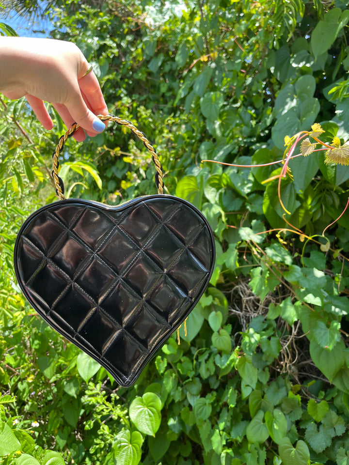 Chanel 1995 CC Heart Vanity Bag