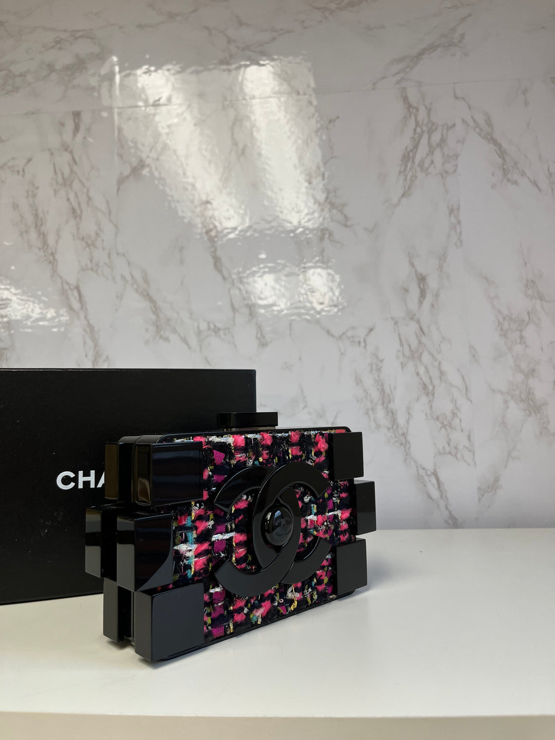 Chanel Lego Tweed Minaudière