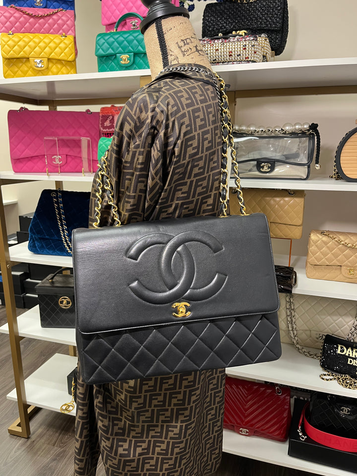 Chanel Vintage CC Maxi Flap Bag