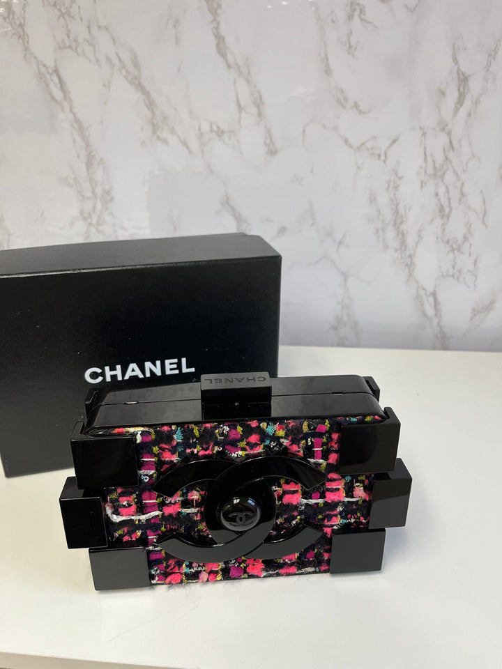 Chanel Lego Tweed Minaudière