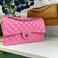 Chanel Pink Medium Lambskin Rainbow Double Flap Bag