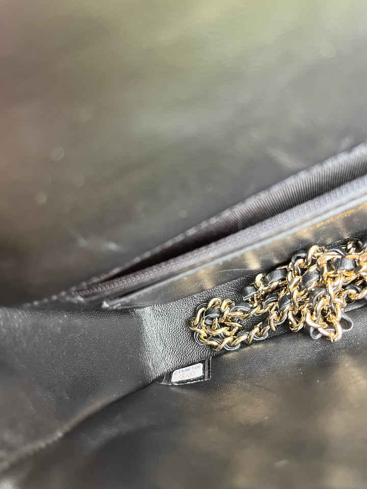Chanel Pearl Ecru/Tweed Mini Rectangular Flap Bag