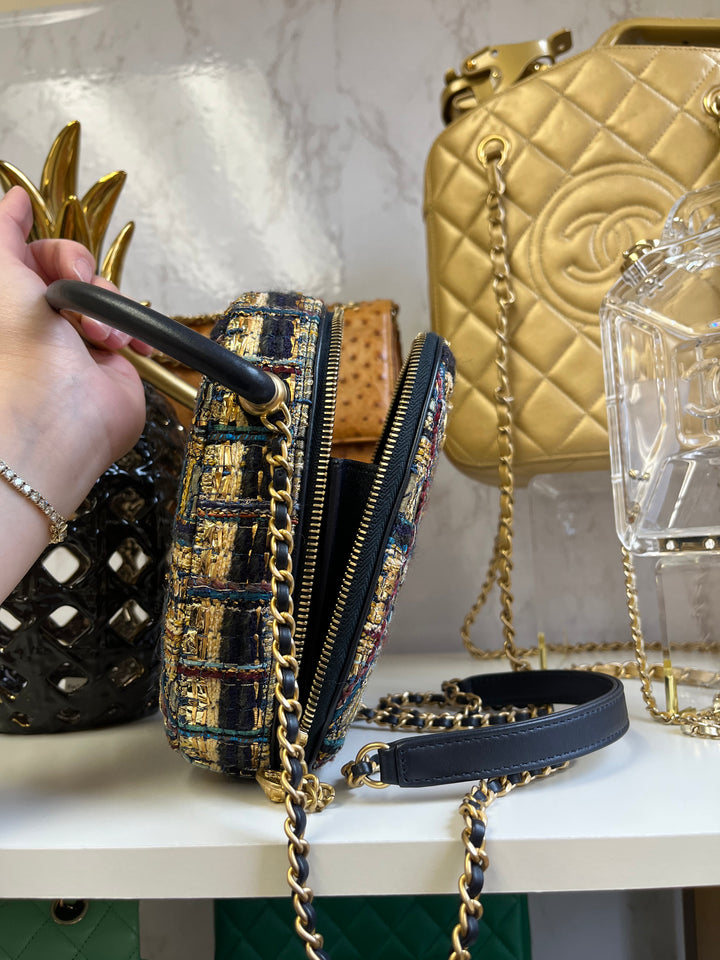 Chanel 19A Egyptian Tweed Runway Collection Crossbody