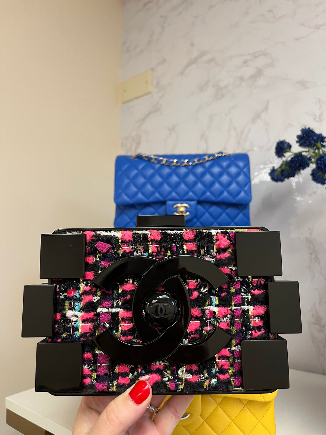 Chanel Lego Tweed Minaudière