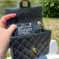 Chanel Black Caviar Vintage Mini Square Flap Bag