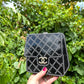 Limited edition Chanel Runway Black Resin Crystal Pearl Evening Clutch Shoulder Box