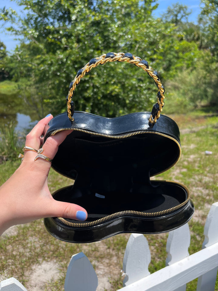 Chanel 1995 CC Heart Vanity Bag