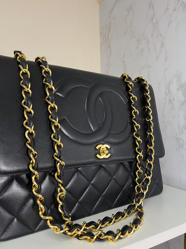Chanel Vintage CC Maxi Flap Bag