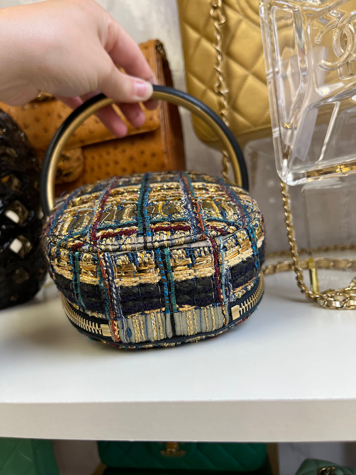 Chanel 19A Egyptian Tweed Runway Collection Crossbody