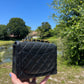 Chanel Black Caviar Vintage Mini Square Flap Bag