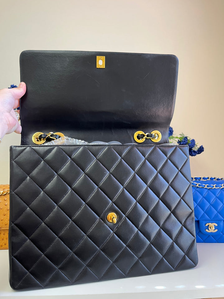 Chanel Vintage CC Maxi Flap Bag
