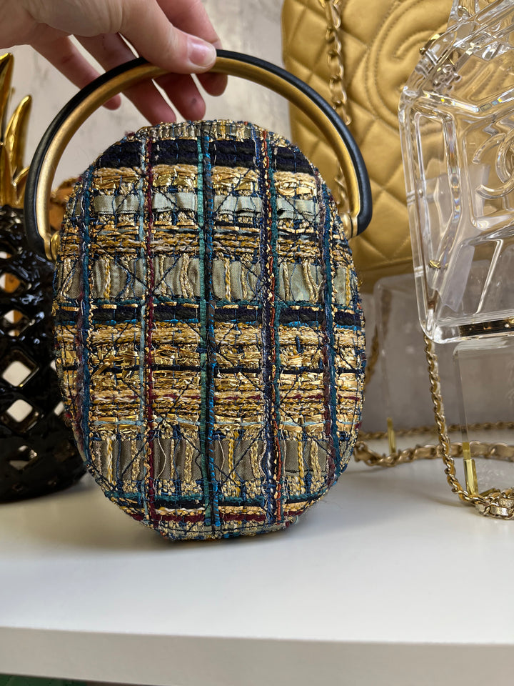 Chanel 19A Egyptian Tweed Runway Collection Crossbody