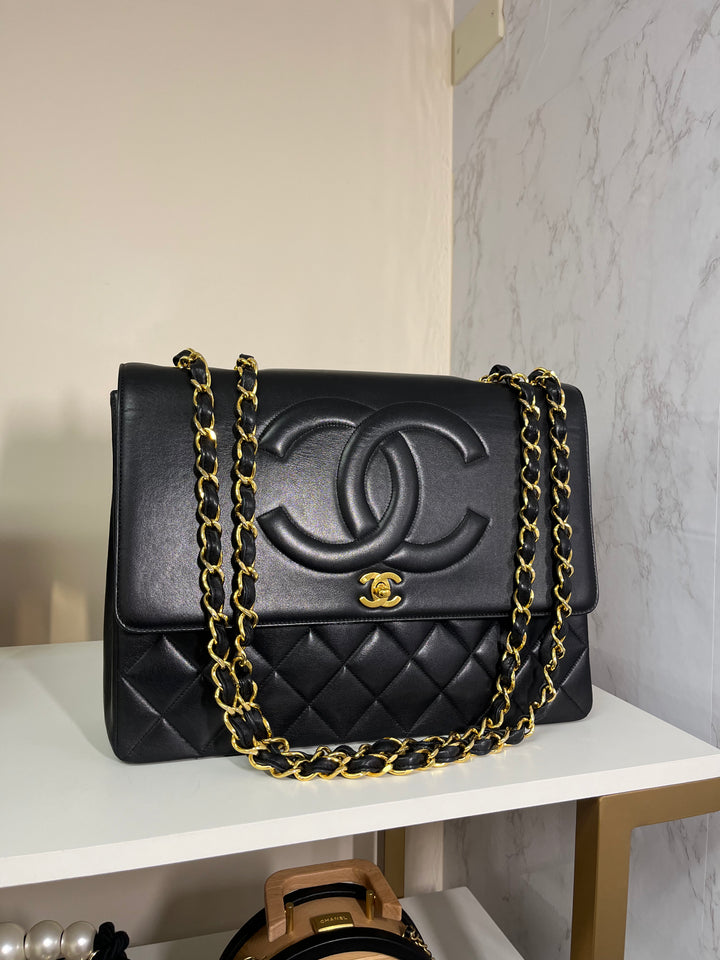 Chanel Vintage CC Maxi Flap Bag