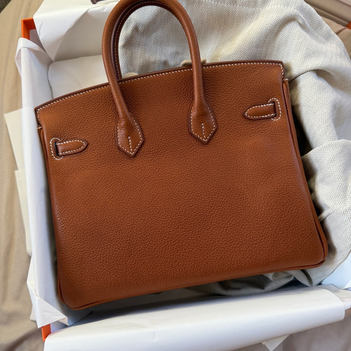 Hermès Birkin 25 Barenia Faubourg Leather Fauve Gold Hardware 2026