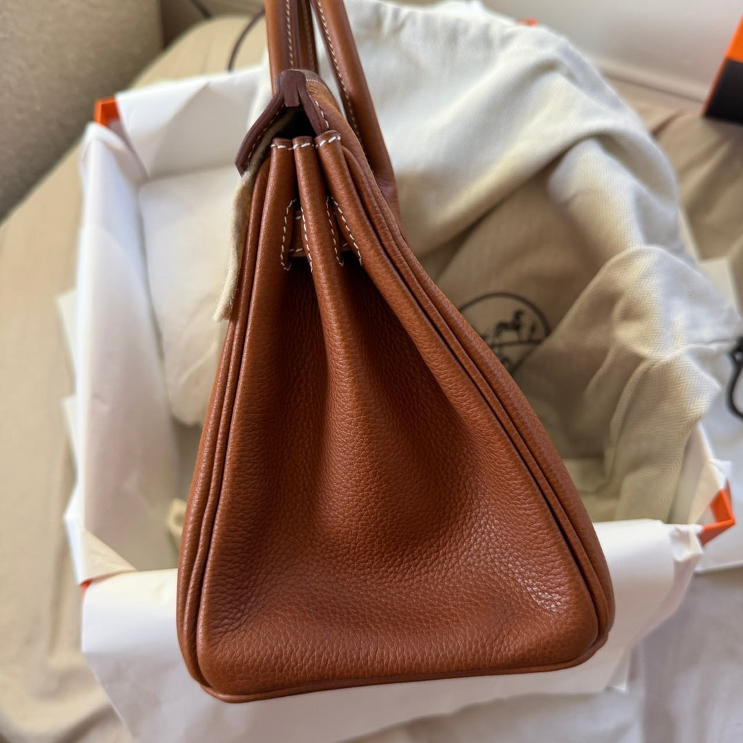 Hermès Birkin 25 Barenia Faubourg Leather Fauve Gold Hardware 2026