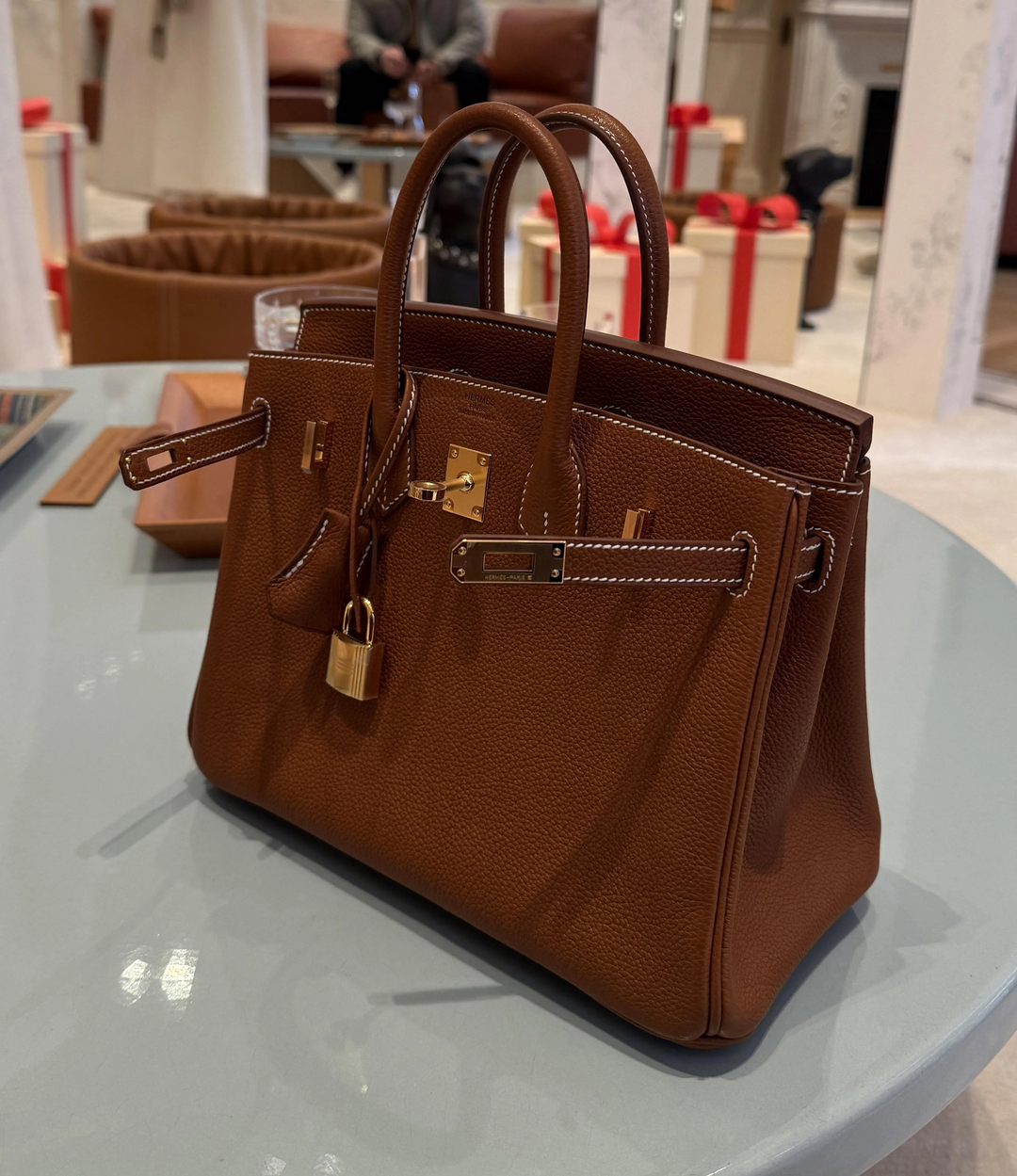 Hermès Birkin 25 Barenia Faubourg Leather Fauve Gold Hardware 2026