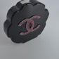Chanel 2018 Runway Pink Strass & Resin Camelia Minaudiere