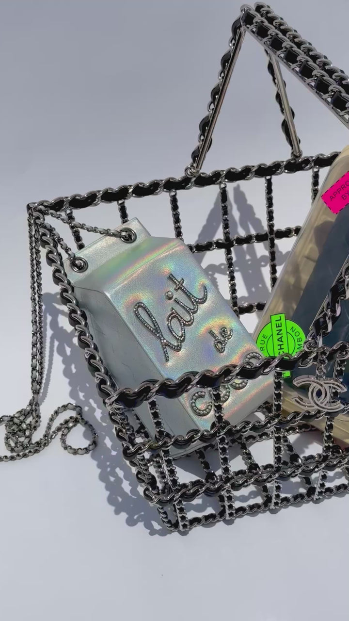 Chanel 2014 Large Supermarket Collectors Grocery Basket Minaudiere