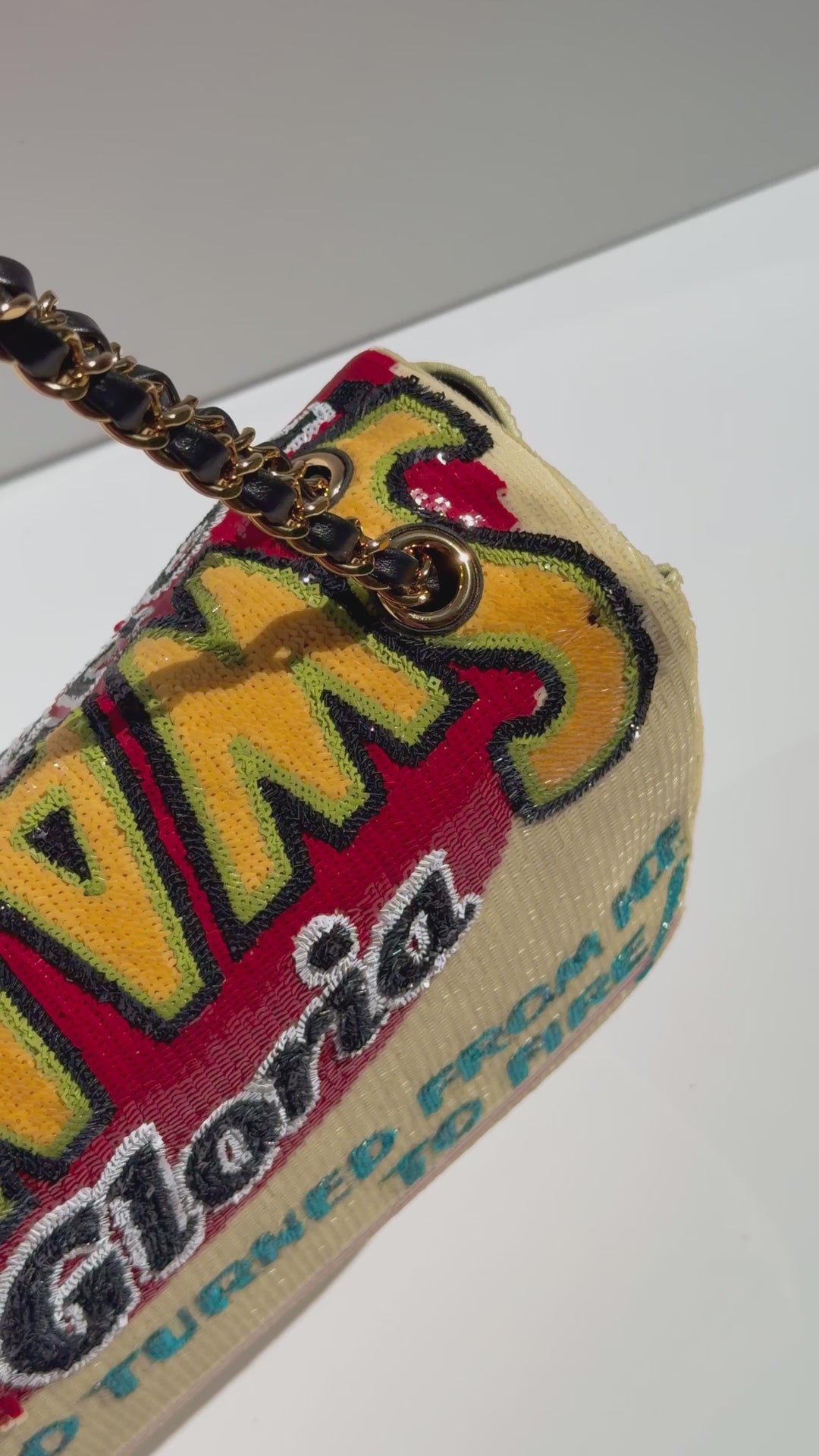 Chanel Tonight or Never Maxi Flap Bag Red Multicolor Sequins Gold Hardware Métiers D’Art 2026