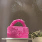 Chanel RARE 1994 Faux Fur Kelly Parent & Child Set