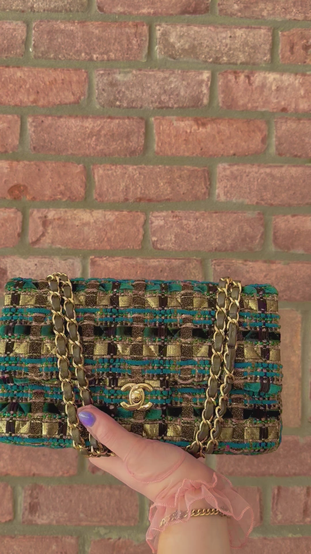 Chanel 19A Medium Egypt Flap Bag