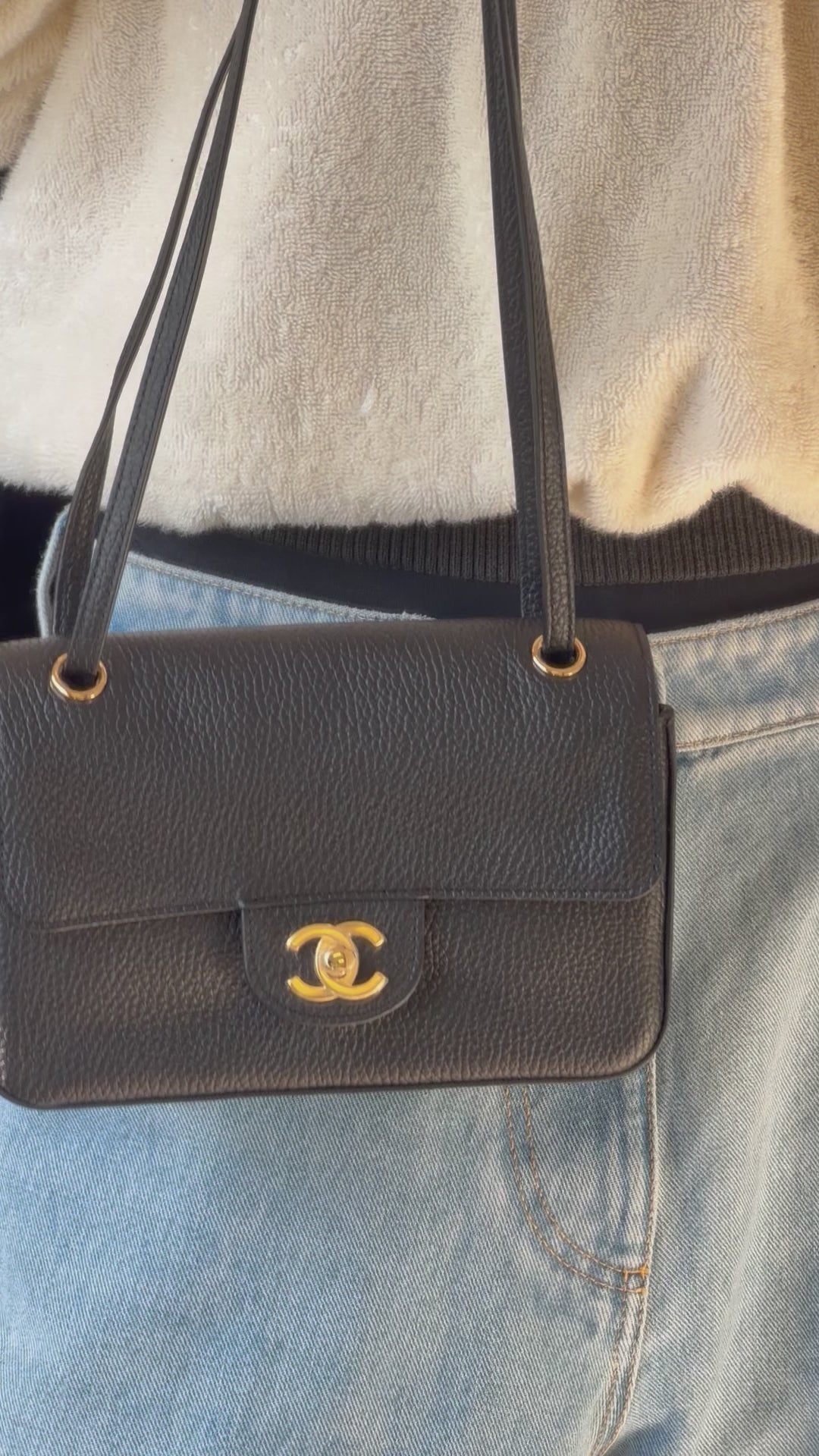 Chanel Mini Flap Bag Black Souplissimo Suede Calfskin Gold Tone Hardware 2026