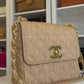 Chanel 24K Vintage Raffia Large Flap