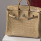 Hermes Matte Crocodile Poussiere Birkin 25 PHW